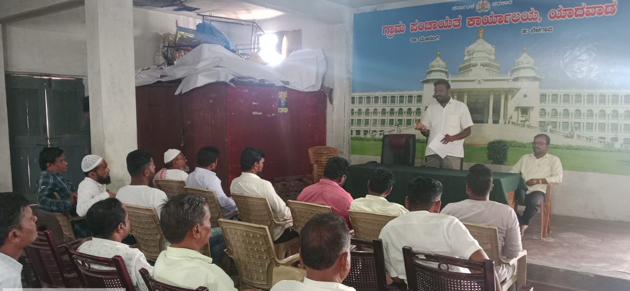 ಗ್ರಾಮ ಸ್ವಚ್ಛತೆಗೆ ಸಹಕಾರ ನೀಡಿ,ಕಲ್ಮೇಶ ಗಾಣಿಗ ಕರೆ