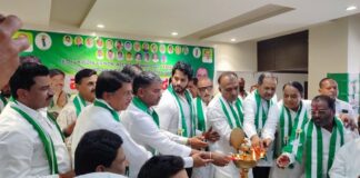 ವಿಜಯಪುರ ಜೆಡಿಎಸ್ ಪಕ್ಷದ ರಜತಮಹೋತ್ಸವದ ಪೂರ್ವಭಾವಿ ಸಭೆ