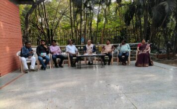 ಪ್ರೆಸ್ ಕ್ಲಬ್ ಆವರಣದಲ್ಲಿ ಥಟ್ ಅಂತ ಹೇಳಿ ಕಾರ್ಯಕ್ರಮ ಚಿತ್ರೀಕರಣ