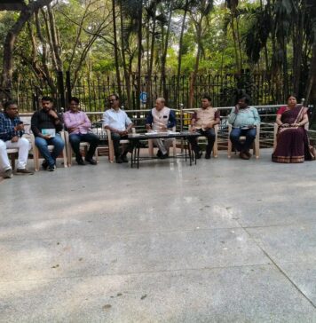 ಪ್ರೆಸ್ ಕ್ಲಬ್ ಆವರಣದಲ್ಲಿ ಥಟ್ ಅಂತ ಹೇಳಿ ಕಾರ್ಯಕ್ರಮ ಚಿತ್ರೀಕರಣ