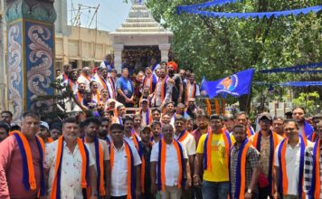 ಸಂವಿಧಾನ ಪೀಠಿಕೆ ಹಂಚುವ ಮೂಲಕ ಅಂಬೇಡ್ಕರ್ ಜಯಂತಿ ಆಚರಿಸಿದ ಹಿಂದೂ ಜೈ ಭೀಮ್ ಸೇನೆ