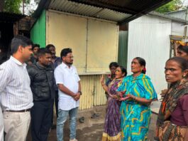 ಕಣಕಿ ಬಜಾರ್ ಕೊಳಚೆ ಪ್ರದೇಶಕ್ಕೆ”ದಲಿತ ಸ್ವರಾಜ್ಯ ಸೇನೆ ಭೇಟಿ”ಮೂಲಸೌಕರ್ಯ ಒದಗಿಸಲು ನಿವಾಸಿಗಳ ಮನವಿ