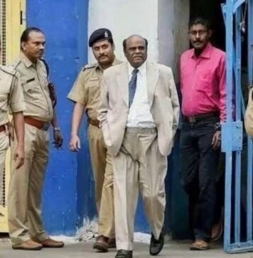 ಭ್ರಷ್ಟಾಚಾರದ ವಿರುದ್ಧ ಧ್ವನಿ ಎತ್ತಿದ ದಲಿತ ನ್ಯಾಯಾಧೀಶ ಕರ್ಣನ್ ಚಿನ್ನಸ್ವಾಮಿ ಜೈಲು ಶಿಕ್ಷೆ ಅನುಭವಿಸಿ ಬಿಡುಗಡೆ!!