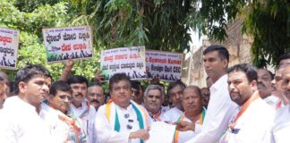 ಸಚಿವ ಎಂ.ಬಿ.ಪಾಟೀಲ್ ನೇತ್ರತ್ವದಲ್ಲಿ “ಕೇಂದ್ರ ಚುನಾವಣಾ ಆಯುಕ್ತ ಜ್ಞಾನೇಶ್ ಕುಮಾರ್ ವಜಾಗೊಳಿಸಿ ಬಂಧಿಸಲು” ಒತ್ತಾಯಿಸಿ ಪ್ರತಿಭಟನೆ