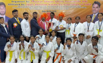 ರಾಷ್ಟ್ರೀಯ ಮುಕ್ತ ಕರಾಟೆ ಕ್ರೀಡಾಕೂಟ 2026 ಸಾಧಕರಿಗೆ ಪುರಸ್ಕಾರ.