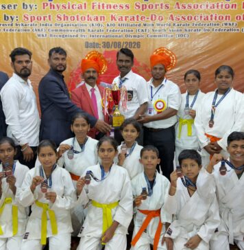 ರಾಷ್ಟ್ರೀಯ ಮುಕ್ತ ಕರಾಟೆ ಕ್ರೀಡಾಕೂಟ 2026 ಸಾಧಕರಿಗೆ ಪುರಸ್ಕಾರ.