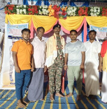 ಸೈನಿಕ ಸೇವೆ ಮುಗಿಸಿ ಹುಟ್ಟೂರಿಗೆ ಮರಳಿದ ಕೆರೆಗುಡಿಹಳ್ಳಿಯ ಹೆಮ್ಮೆಯ ಯೋಧ ಸಣ್ಣಪ್ಪ