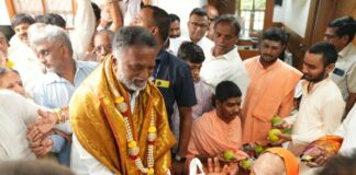 ನಂದಿಧ್ವಜ ಪೂಜೆ, ಜಂಬೂಸವಾರಿಯಲ್ಲಿ ಸಚಿವ ಕೆ.ಎಸ್.ಬಸವಂತಪ್ಪ ಭಾಗಿ.