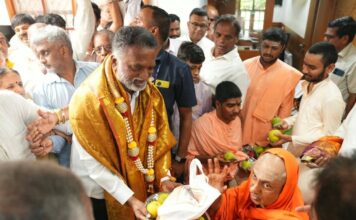 ನಂದಿಧ್ವಜ ಪೂಜೆ, ಜಂಬೂಸವಾರಿಯಲ್ಲಿ ಸಚಿವ ಕೆ.ಎಸ್.ಬಸವಂತಪ್ಪ ಭಾಗಿ.